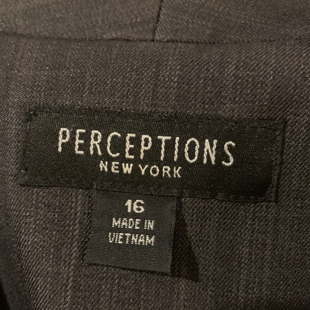 Perceptions. Size 16. Open Front Lightweight Char… - image 7